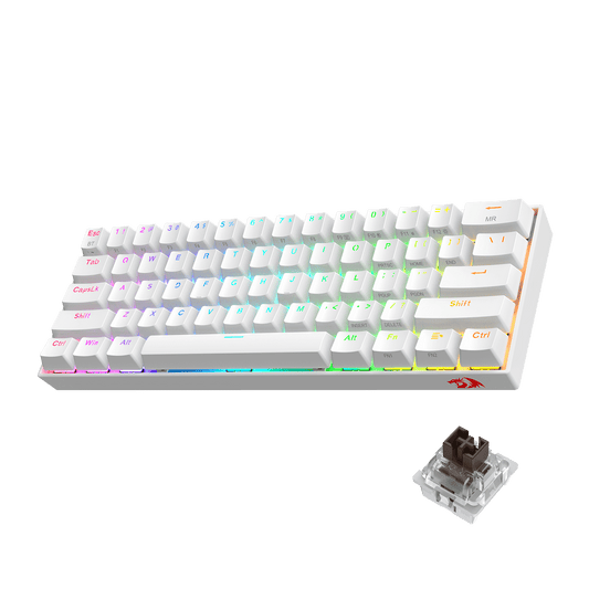DRACONIC K530 PRO WHITE (Brown Switches)